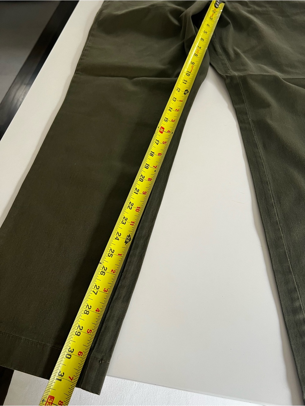 J. Crew Men's Olive Green Stretch Chino Pants 38. New with tags - Picture 13 of 13
